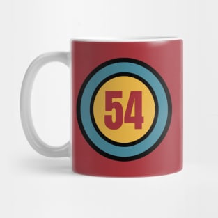 The Number 54 - fifty four - fifty fourth - 54th Mug